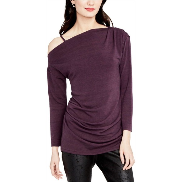 Rachel Roy Womens Asymmetrical‎ Knit Blouse XS NWT - Picture 1 of 1